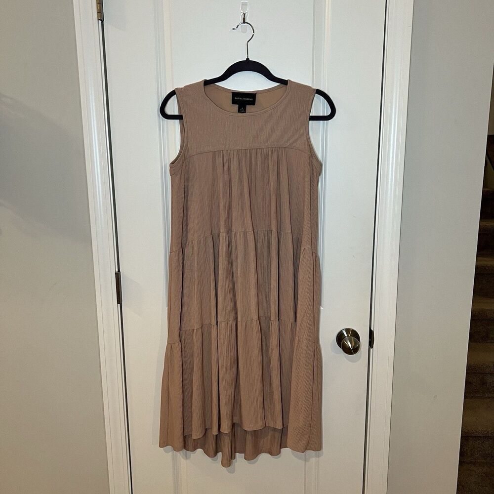 Dana Morgan Midi Dress Sz 4 Layered